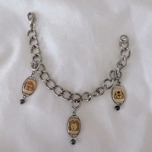 Animal chain charm bracelet